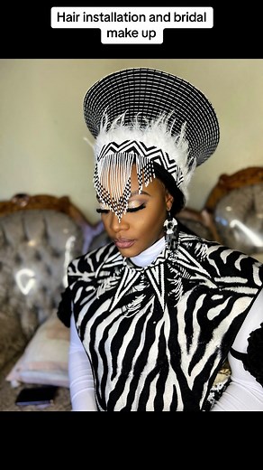 Stunning Zulu Bride: Hair and Makeup Transformation
