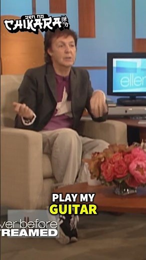 The bizarre acrylic nail trick Paul McCartney uses to play his famous fingerpicking style #shorts