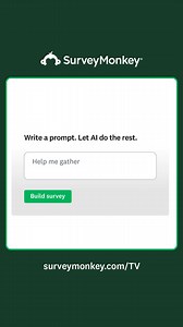 3.2M views · 596 reactions | Get more time for what matters. Our AI-powered survey builder takes you from survey idea to "ready to send" in under a minute. | SurveyMonkey | Facebook