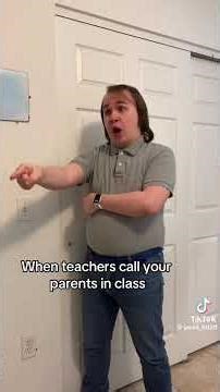When Teachers call your Parents in class be like #callyourparents #teachers #inclass #belike