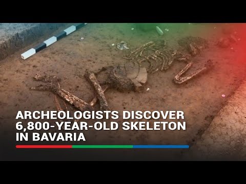 Archeologists discover 6,800-year-old skeleton in Bavaria | ABS-CBN News