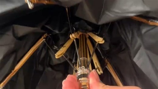 胖东来同款防紫外线遮阳伞芭蕉防晒太阳女晴雨两用小巧可携式折叠云朵白免叠秒收魔术带