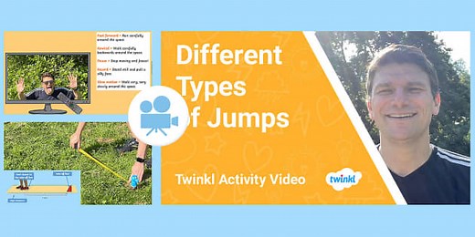 KS1 (Ages 5-7) Activity Video: Different Types of Jumps