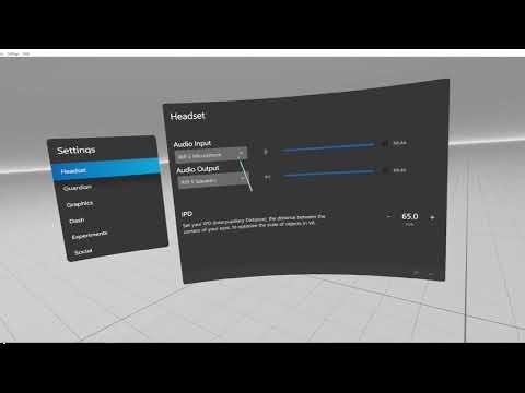 META Oculus Rift S オーディオ入力（マイク）音量の確認と調整方法