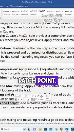 Cubase mastering eq and compression #cubase13