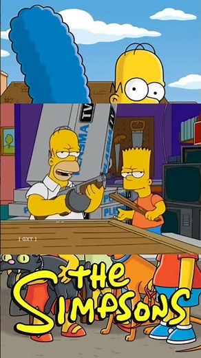 The Simpsons: Homer and Bart evil laugh. #animation #cartoon #thesimpsons