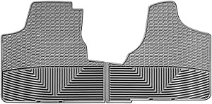 WeatherTech All-Weather Floor Mats for Chrysler Town & Country Van, Caravan, Grand Voyager - 1st Row (W16GR), Grey