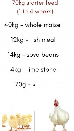 Broiler feed formulation