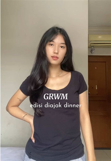 grwm 🙌🏻 #grmw #grwmroutine #dinner #tryon