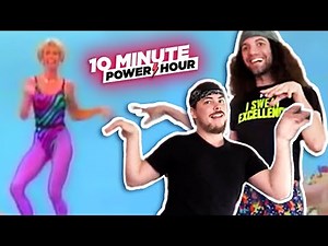 80’s workout videos nearly kill us | 10MPH