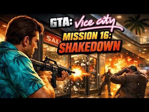 GTA Vice City Mission 16 - Shakedown 🔥 Full Mission Gameplay | Vice City Walkthrough Hindi