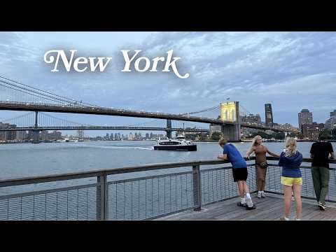 Brooklyn Bridge at Sunset ✨ Walking from Manhattan to Brooklyn and back