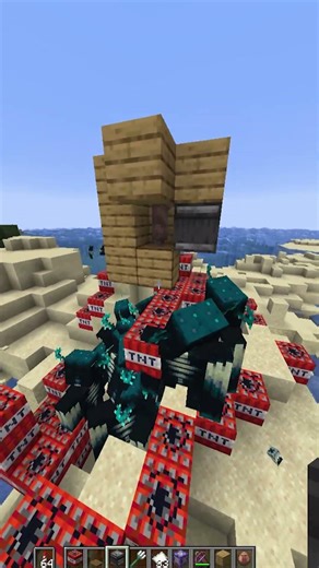 minecraft realistic warden vs max level villager!!!
