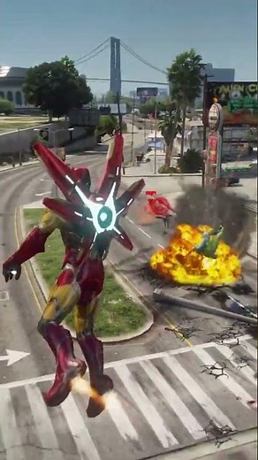 The AVENGERS Mod in GTA 5 #shorts