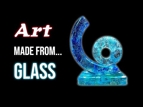 Making Art from Melted Glass