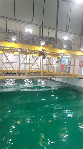 Line Wave Singularity in Specialist Robotics Wave Tank #shorts #science #waves