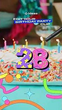 Make your birthday party memories shine 🥳