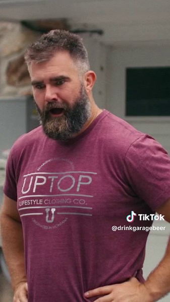 Garage Beer makes everything better @Jason Kelce @Beau Allen @Travis Kelce