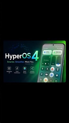 Xiaomi HyperOS 4 Leak 😍 New UI, Animations & Glass Effects