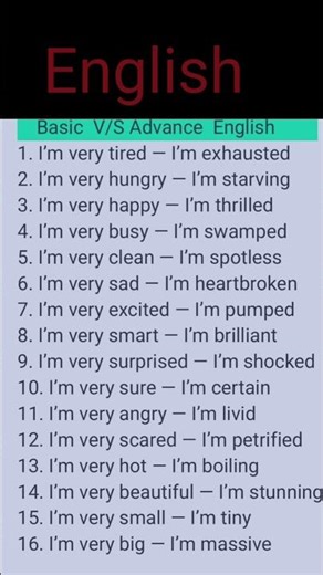 Some initial sentence # Basic v/s Advance english #trending #education #viral