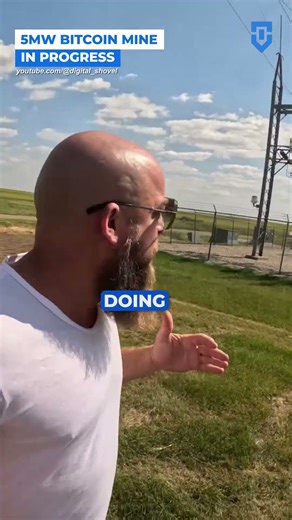 Touring a 5MW #BitcoinMining farm with in #Iowa.