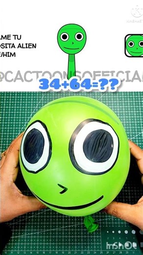 I made Sprunki OC Dame Tu Cosita Alien #shorts #sprunkioc #sprunki #balloon @cactoonsofficial