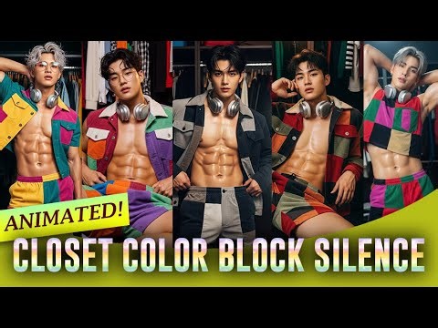 CLOSET COLOR BLOCK SILENCE [AI Animation] #aiart #ailookbook #aimodel