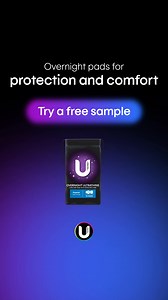 The ultimate overnight comfort and protection. Get yours for FREE. All you have to do is click the link 🩸🌙 | U by Kotex AUNZ