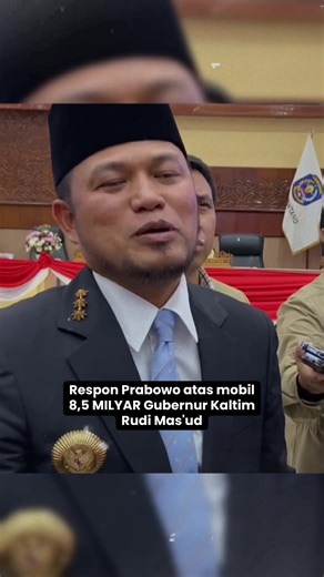 Respon Prabowo Mobil Dinas 8,5 M Gubernur Kaltim