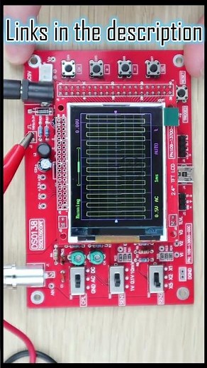 DSO138 Mini Handheld Digital Oscilloscope DIY Kit #shorts