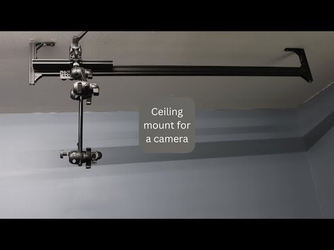 How I installed a celling camera mount for better viewing