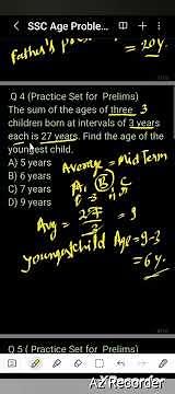 Age-Related Aptitude Questions