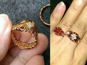 How to make prong ring with faceted stone - Handmade Jewelry Tutorials 247