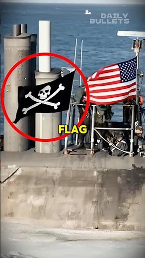 Why U.S. Navy Submarines Fly the Pirate Flag? #naval #history