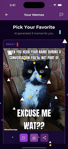 Make Memes in Seconds with AI 🔥 | MemeFast Meme Maker App #memegenerator #funnymemes #catmemes