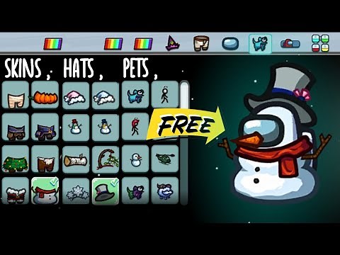 How To Get Among Us New Skins, Hats and Pets | Among Us New Roles and Cosmicubes Update (Part 2)