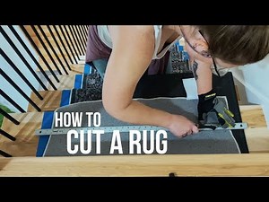 How To Cut a Rug - Affordable Stair Runner
