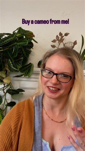 Jacqueline Steiger on Instagram: "Hello there internets! I am now available for Cameo bookings. https://v.cameo.com/e/rwWSQ3Q4LWb"