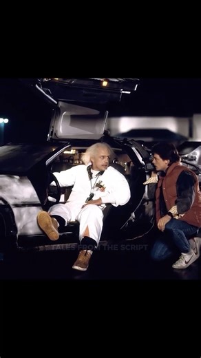 How “Back to the Future” created its iconic time machine 🎬🔥 #backtothefuture #movie
