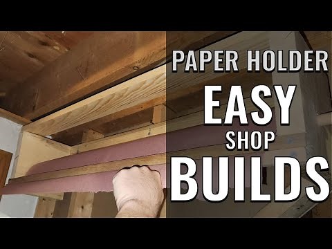 How to build a paper roll dispenser | Easy DIY shop project NO TALKING