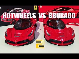 [Comparison] Ferrari LaFerrari 1:18 HotWheels Elite VS Bburago Signature Series
