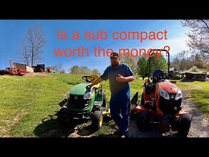 Why you should buy a SubCompact Tractor over a rider or zero turn!