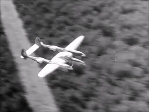 USAAF P-38 Lightning strafing missions over Europe