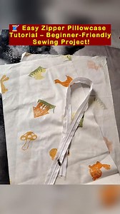 6.4K views · 22 reactions | 淋 Easy Zipper Pillowcase Tutorial – Beginner-Friendly Sewing Project! #DIYPillowcase #ZipperPillowcase #EasySewingProject #SewingForBeginners #HandmadeBedding #SewingTutorial #HomeDecorDIY #PillowCoverMaking | All Girls' Things | Facebook