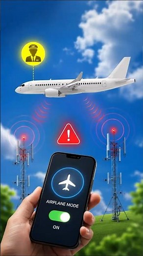 Why Do Airlines Force You to Turn On Airplane Mode? 😱✈️