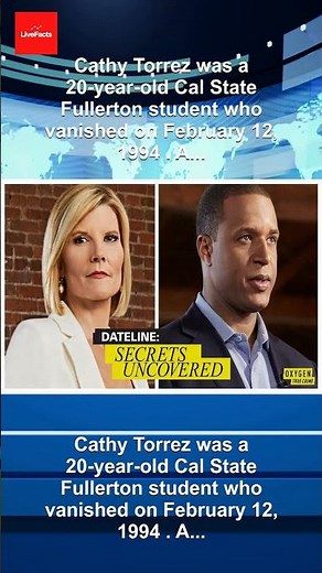 Dateline: Secrets Uncovered - 5 key details about Cathy Torrez's case