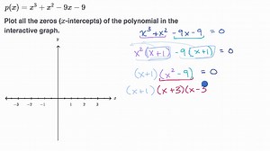 Zeros of polynomials (with factoring): grouping