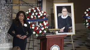 Opera singer performs at memorial for Ruth Bader Ginsburg