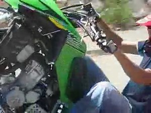 ATV stunt freestyle