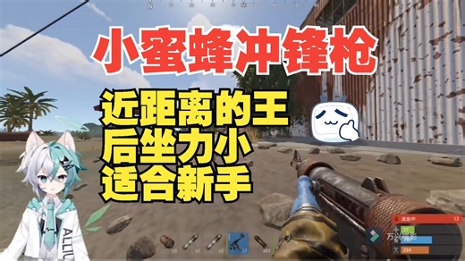 【Rust腐蚀】用小蜜蜂Smg冲锋枪打爆老外：官服Day2-4集锦